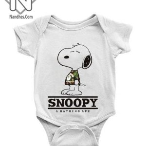 Snoopy Bape Baby Onesie