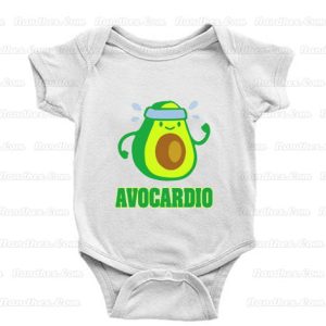 Avocardio-Racerback-Baby-Onesie