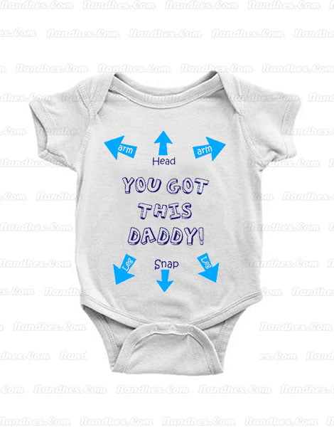 You Got This Daddy Baby Onesie - Baby Onesie - Nandhes.com