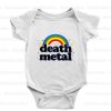 Death Metal Rainbow Baby Onesie