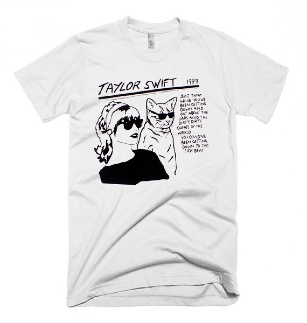 taylor swift sonic youth t shirt