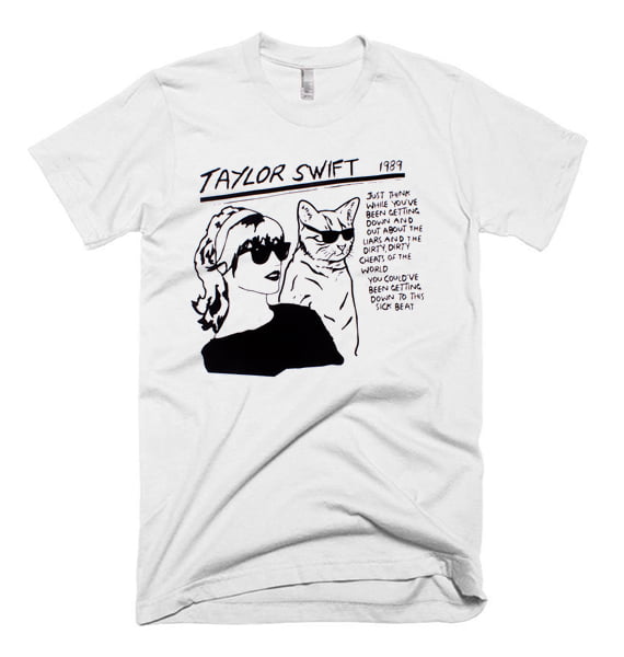 Taylor Swift Sonic Youth Parody T Shirt