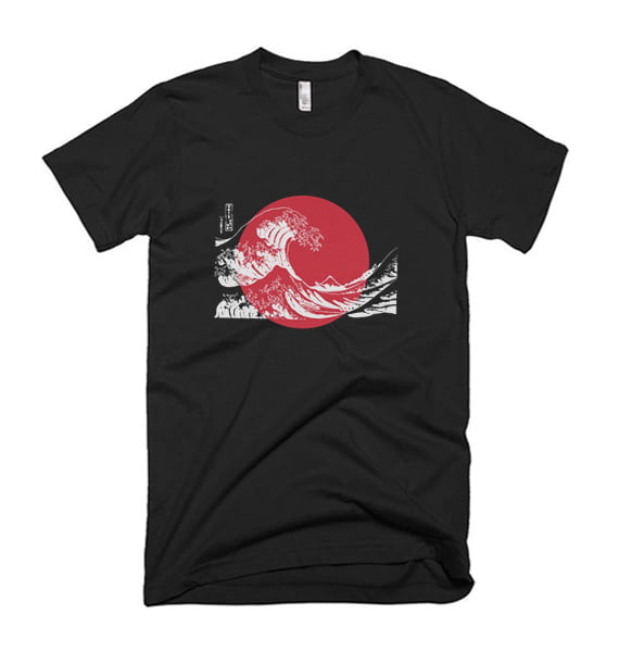 The Great Wave off Kanagawa T Shirt - Cheap Custom Tshirt