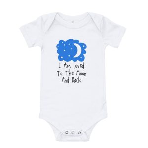 Love You To The Moon And Back Baby Onesie