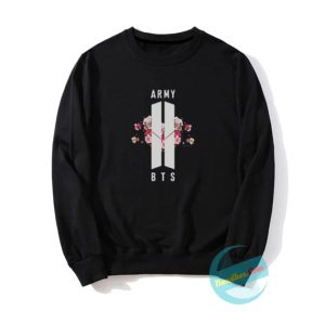BTS Army Floral Sweatshirts