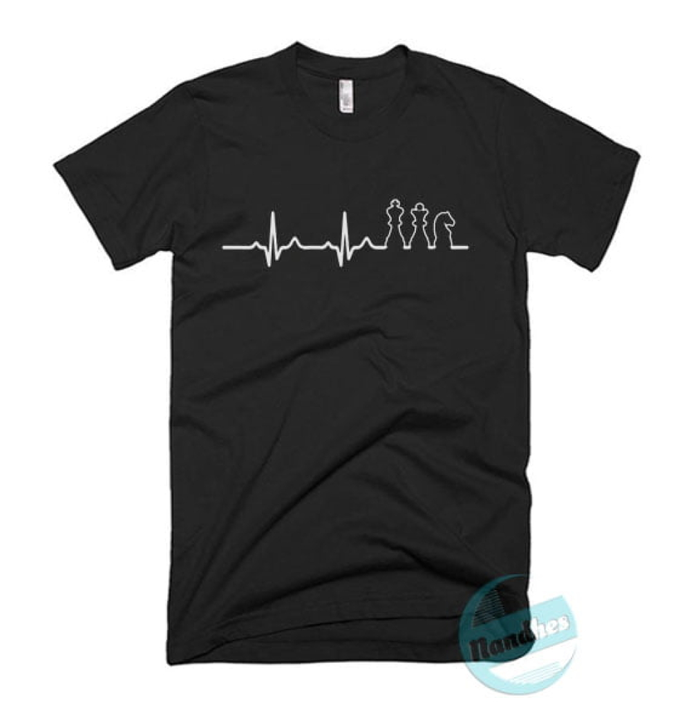 Chess Heartbeat T Shirt - Custom Cheap - Nandhes.Com