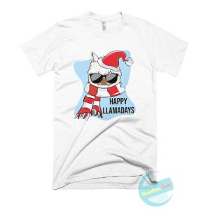 Happy Llamadays T Shirt