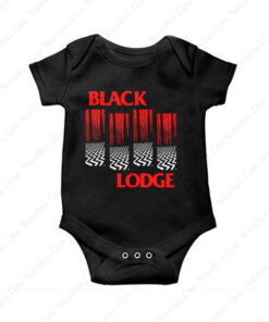 Black Lodge Baby Onesie