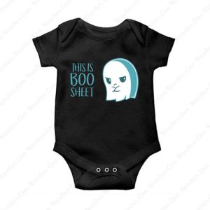 Boo Sheet Baby Onesie