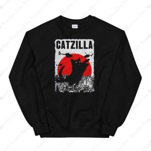 Catzilla City Attack Sweatshirt