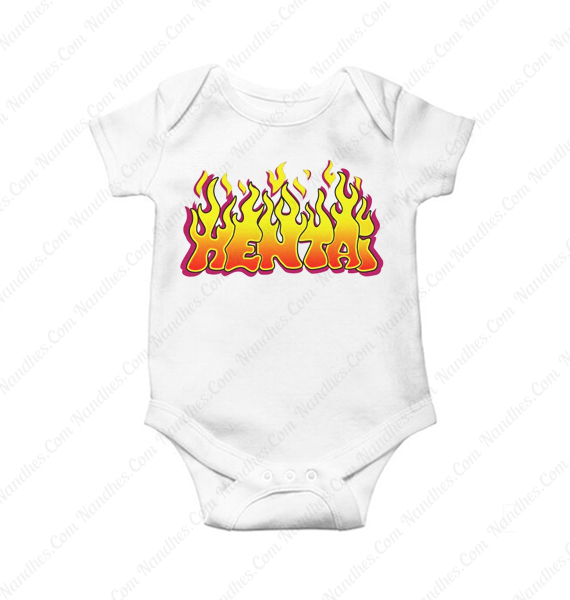 Airbrush Fire & Flame Baby Onesie