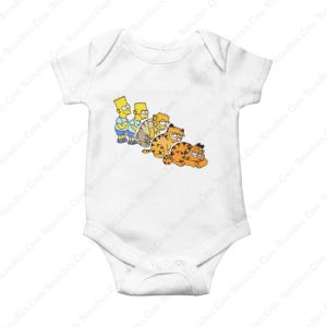 Bart Garfield Baby Onesie